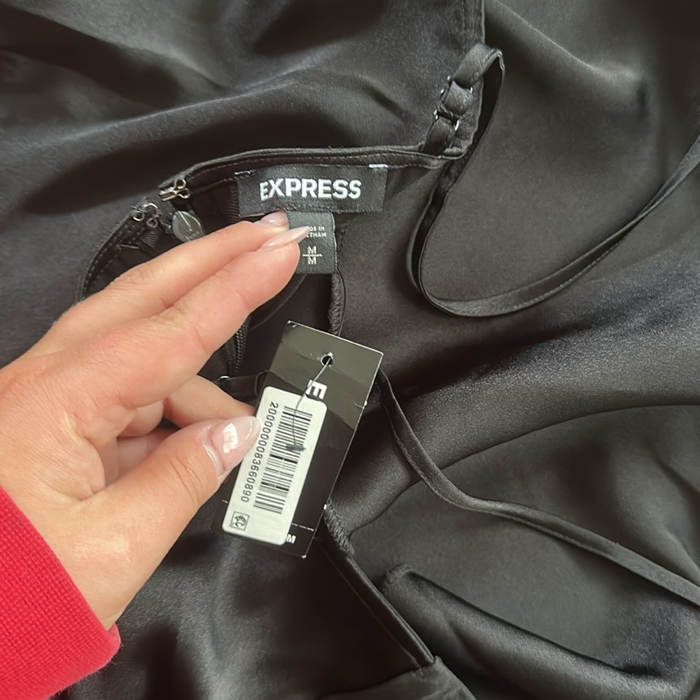 Express Satin Pant Romper - Picture 6 of 7